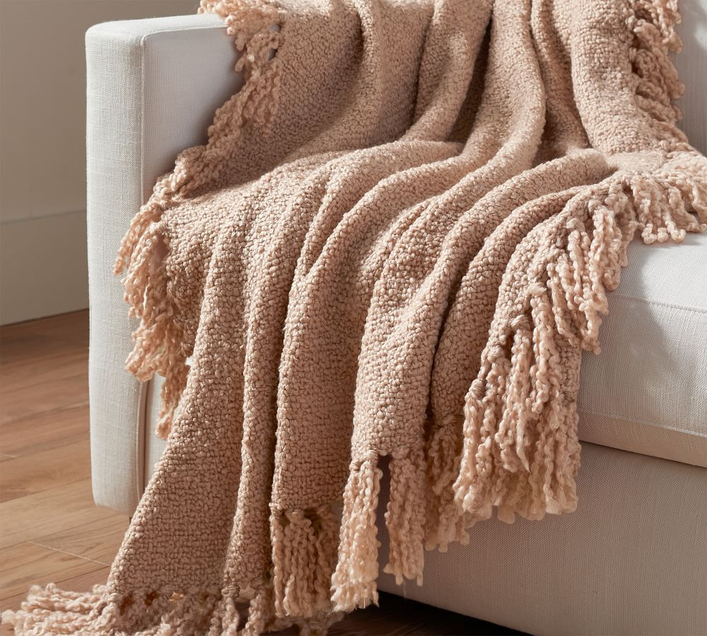Dreamy Fringe Throw | Pottery Barn (US)