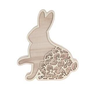 8" Unfinished Wood Bunny Décor by Make Market® | Michaels Stores