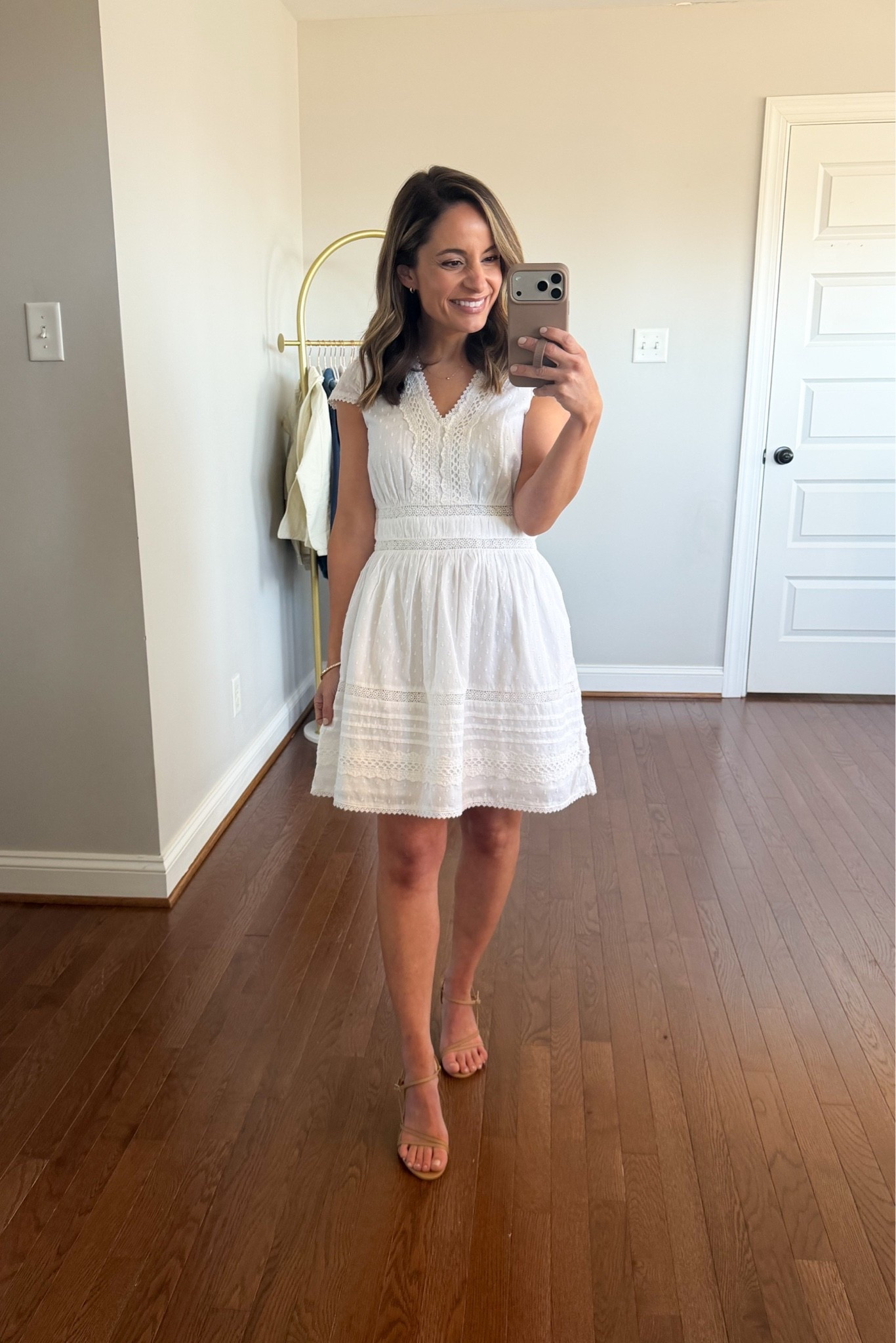 This little white dress is part of the Nordstrom half yearly sale! 

I’m wearing xxs here, I suggest a size up if you’re between sizes.
