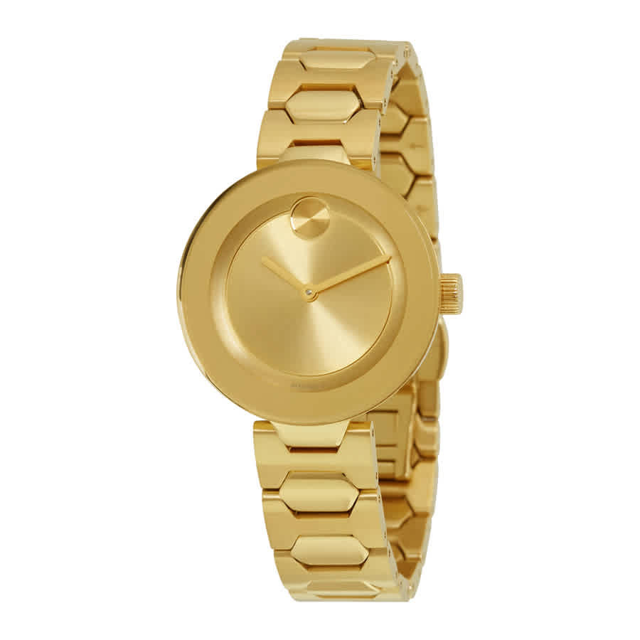 Movado Bold Gold Dial Ladies Watch 3600382 | Jomashop.com & JomaDeals.com