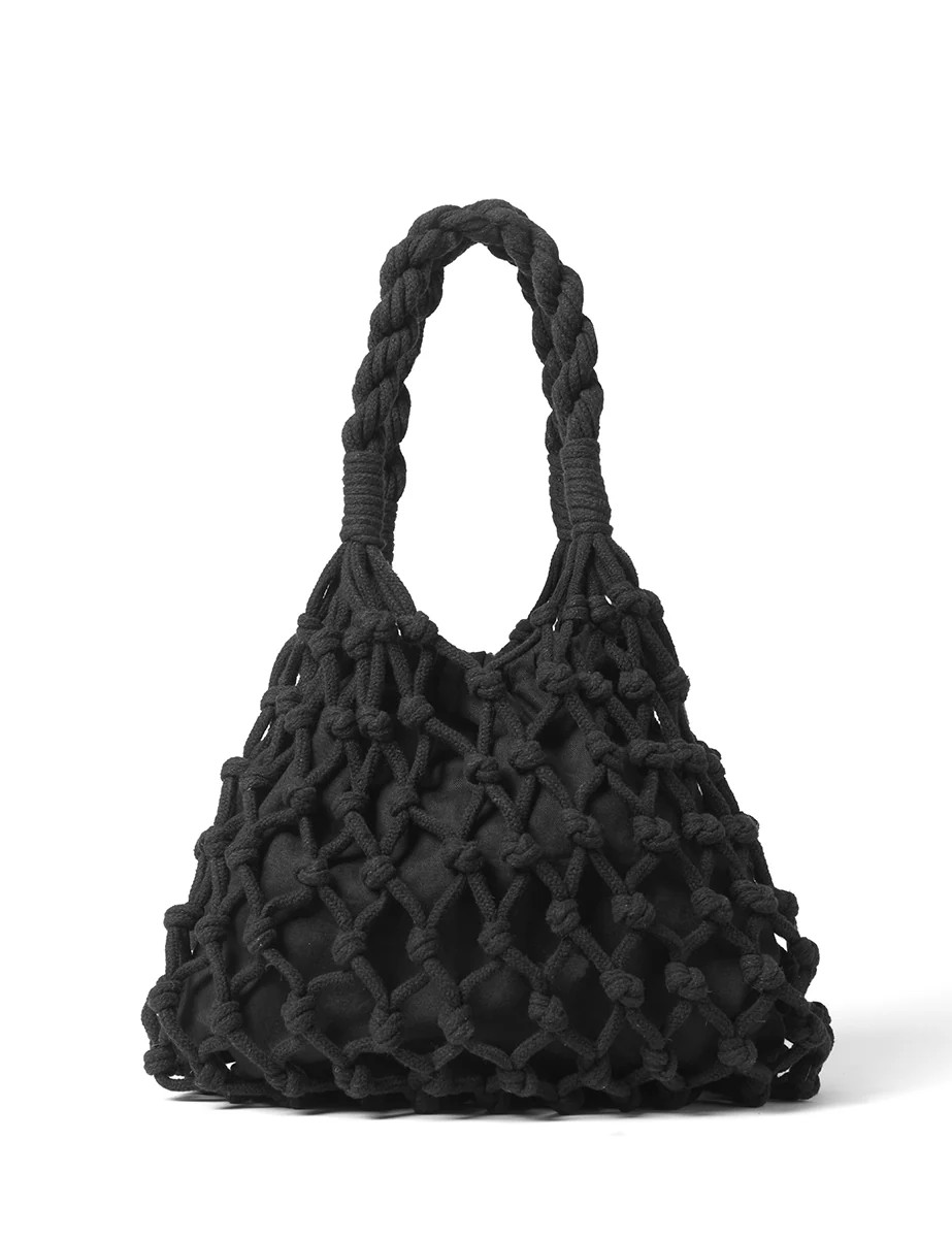 Black Macrame Mini Bag
  

  
    £45.00 | Nobody's Child