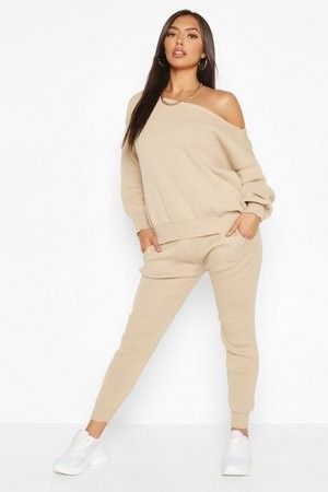 Slash Neck Knitted Two-Piece | boohoo | Boohoo.com (US & CA)