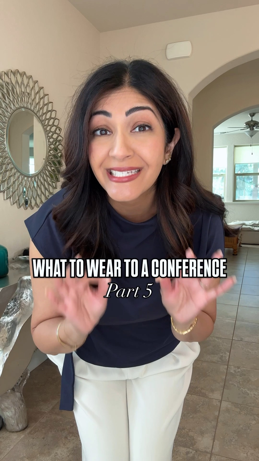 Prime day deal - this look is on sale 

Conference outfit part five- if you’re looking for what to wear to a conference or work event with a business casual attire, as someone who works in corporate and attends and speaks at a lot of conferences, here’s what I wear if I want to be comfortable:
-loose, wide leg tailored pants with stretchy waist
-loose cute top with a defined waist
-flat shoes for work

Perfect for:
• office days 
• client meetings 
• presentations
• work dinners 
• conference 


#officeoutfit #springworkwear #conferenceoutfit #businesscasual #workwear #conference #office #blazer #amazonworkwear

#LTKWorkwear #LTKootd #LTKSaleAlert