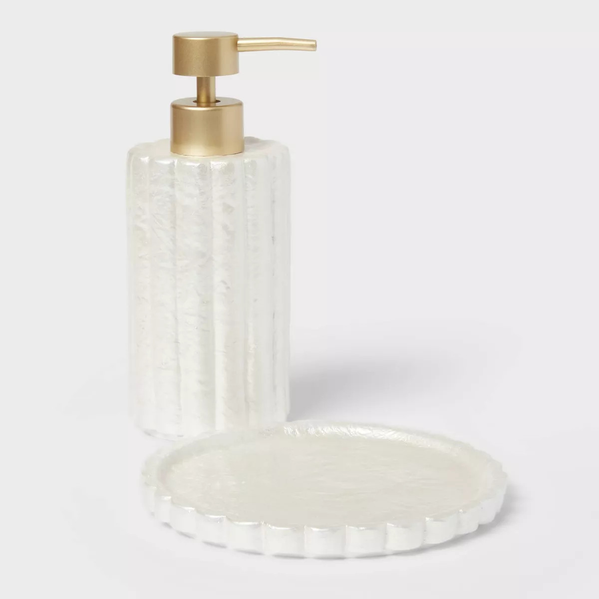 Fluted Capiz Tray - Threshold™ | Target