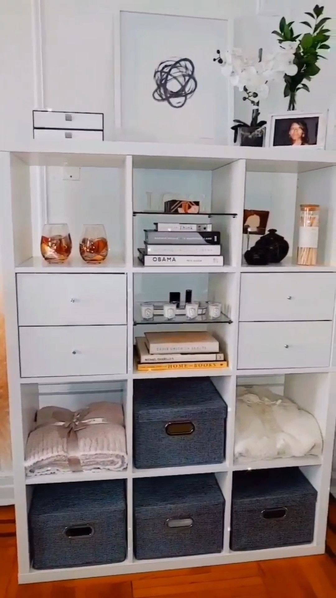 01/2026 Home Organization 

It took months for this unit to arrive thanks to supply shortages and shipping delays but glory be, it's here and done. I'm so stoked for my living room refresh!

#weekendswithme #homedecor #ikeakallax #shelfstyling 

#LTKHome #LTKOver40 #LTKSeasonal