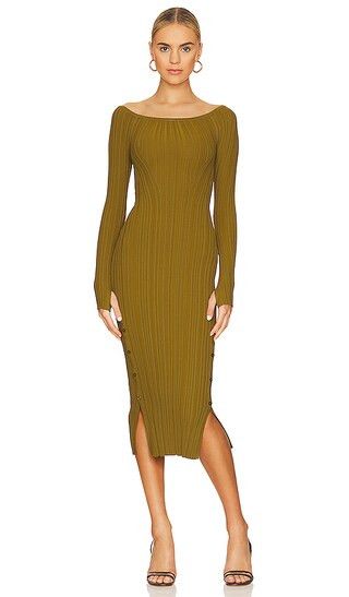 Salome Knit Midi Dress | Revolve Clothing (Global)