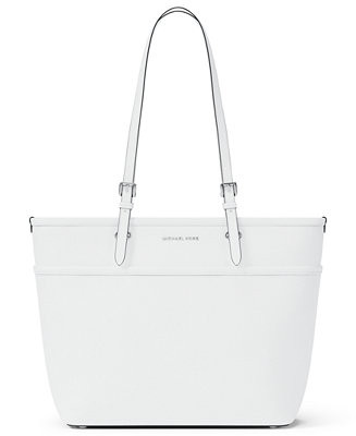 Michael Kors Winston Large Leather Zip-Top Tote Bag | Macy's