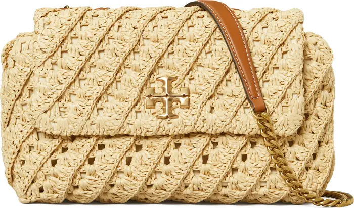 Small Kira Raffia Crochet Convertible Shoulder Bag | Nordstrom