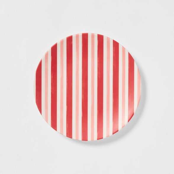 7" Melamine Striped Layering Plate - Threshold™ | Target