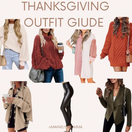 Thanksgiving outfit ideas for 2023! 
With the holidays around the corner, now is the time to get your outfits for each holiday! Thanksgiving sweaters, dresses, casual looks, and more formal ideas! 

#LTKSeasonal #LTKGiftGuide #LTKHoliday