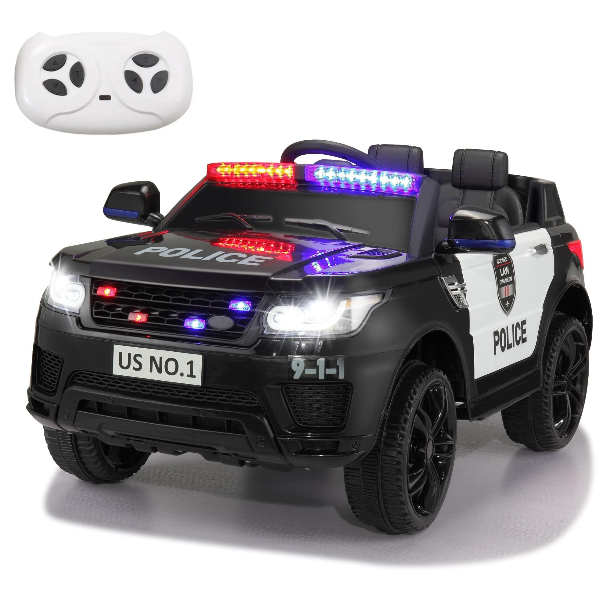 TOBBI Police Car Ride on Electric Car for Kids to Drive Battery Powered Ride-on Toys Cop Cars wit... | Amazon (US)