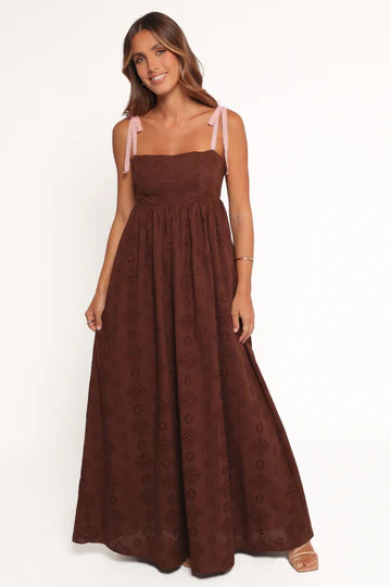Odessa Maxi Dress - Brown | Petal & Pup (US)