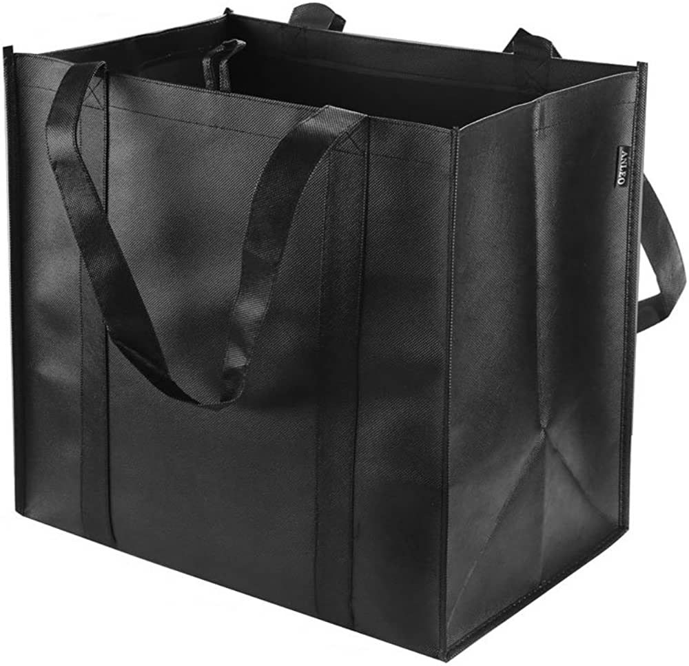 Reusable Grocery Tote Bags-Hold 44+ lbs，Large & Durable Heavy Duty Shopping Totes with Reinforc... | Amazon (US)
