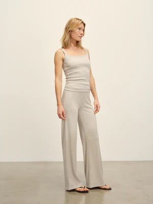 Marled Flint Surplus Rib Scoop Neck Tank - Buck Mason- Modern American Classics | Buck Mason