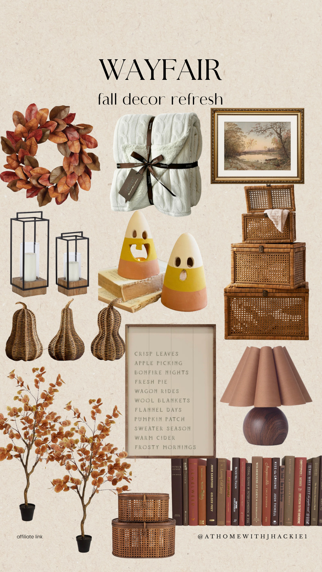#ad Fall decorating is officially on my mind 🍂🤎 I rounded up some of my favorite Wayfair finds to make your home feel warm, cozy and collected for the season. I love mixing in fall colors and textures with pieces that still feel neutral enough to use year after year!

@wayfair #Wayfair #WayfairPartner #FallDecor #WayfairFinds #CozyHome

#LTKHome #LTKSeasonal #LTKHome