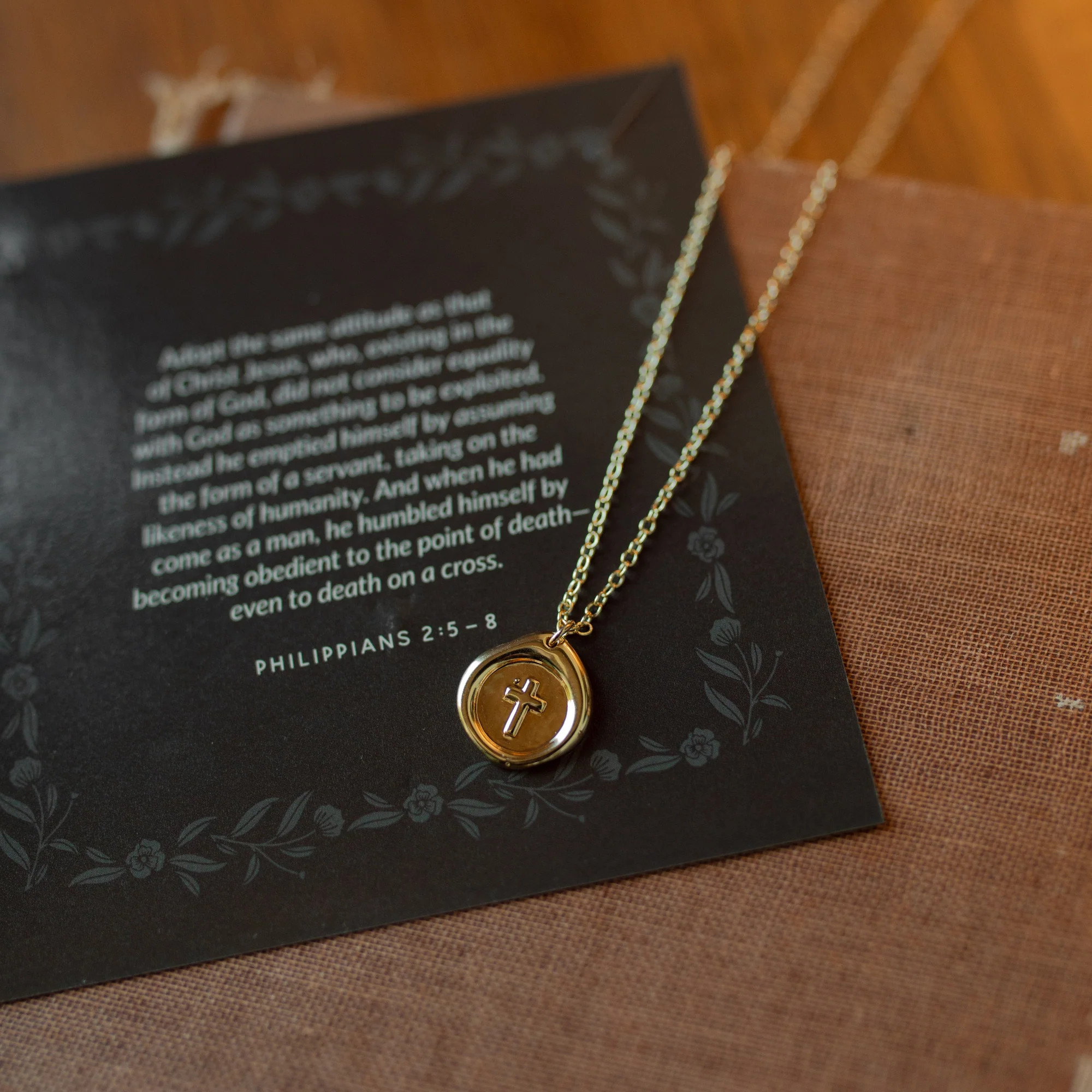 Sealed Cross Necklace | The Daily Grace Co.