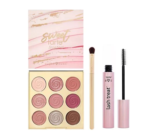 tarte 3 Piece Frosted Eyeshadow Palette Collection - QVC UK | QVC UK