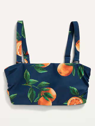 Printed Bandeau Swim Top for Women | Old Navy (US)