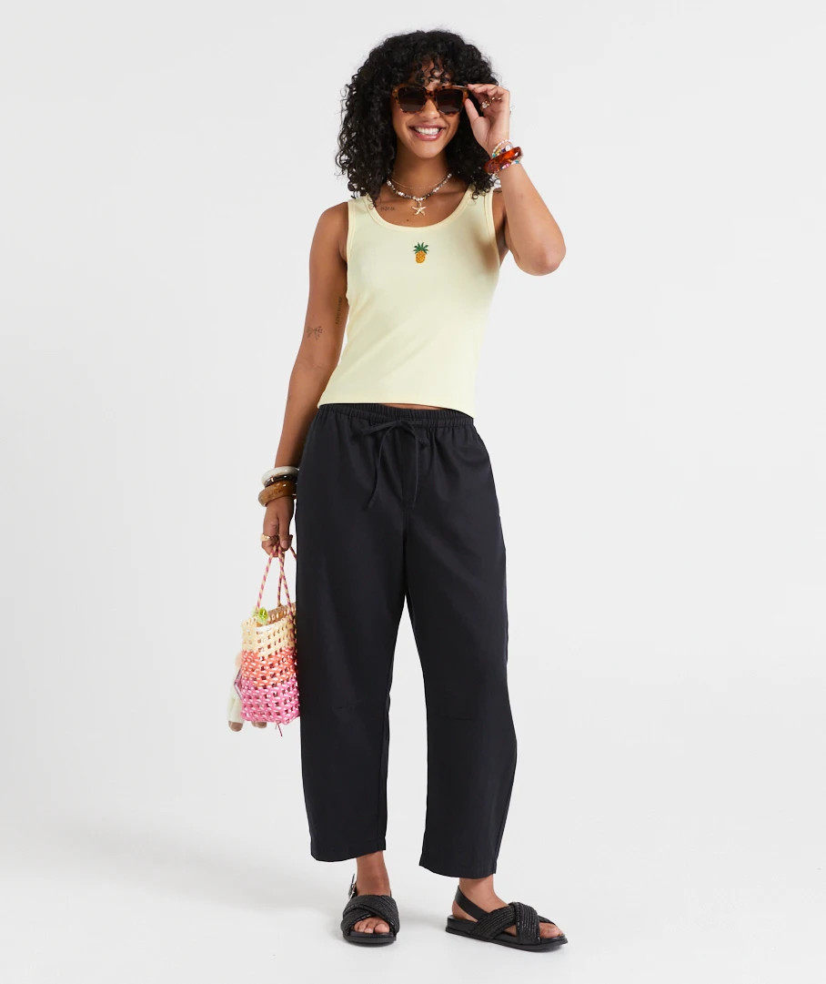 HOLLY BARREL LEG PANT | Sportsgirl