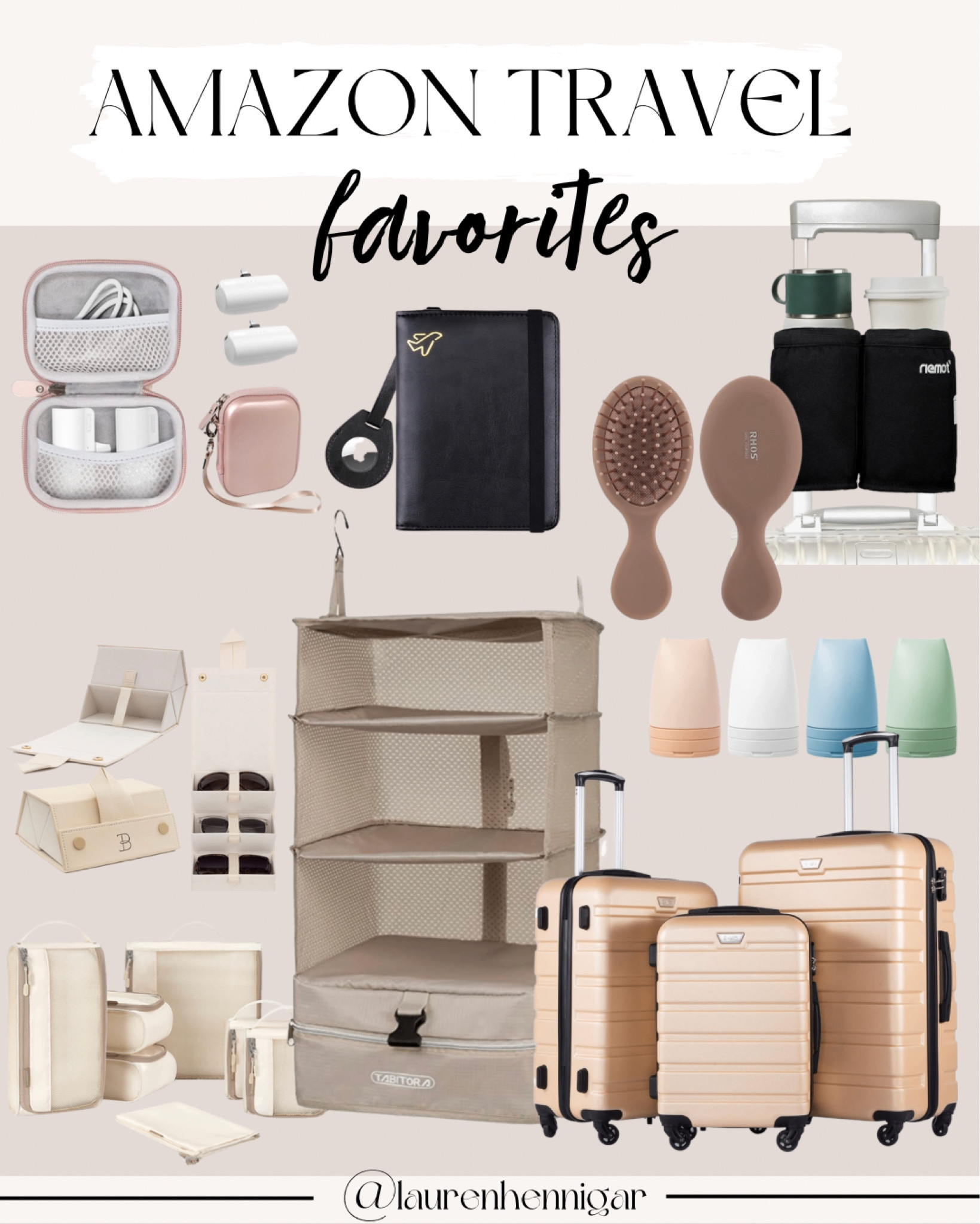 amazon travel finds and favorites! 

amazon travel gift guide, amazon travel essentials #flightattendant #travelguide #luggage #sale #traveltips #travelessentials #portablecharger travel tips, travel guide, amazon finds, spring break, beach vacation, flight must haves, toiletries, packing cubes amazon, makeup bag, travel makeup bag, travel tips, storage, sunglasses, sunglass holder, packing cubes, mini hair brush, passport holder, leather covid card case, airtag travel case, cruise essentials

#LTKhome #LTKFind #LTKtravel