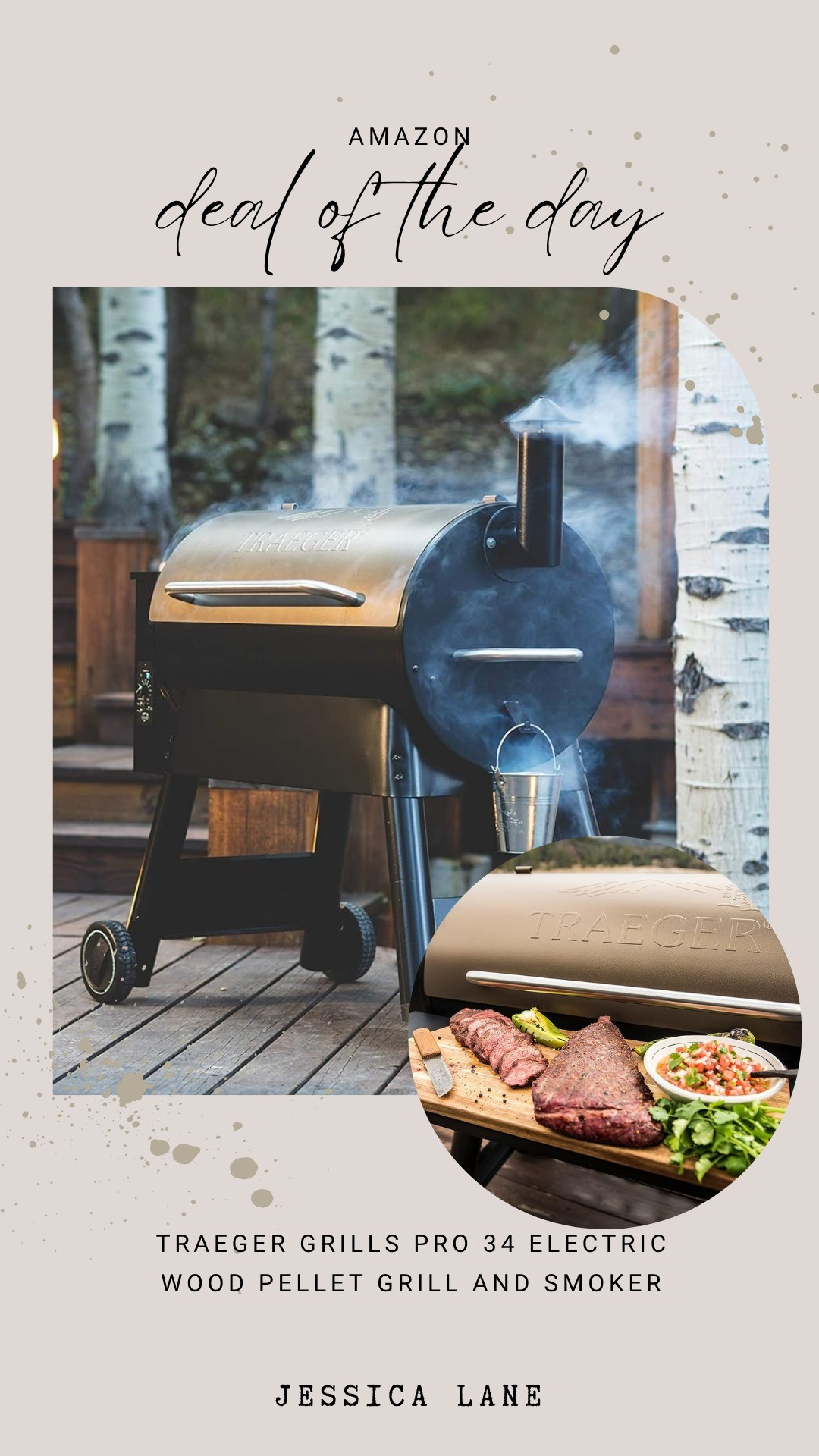 Level up your backyard barbecues with this high-performance electric wood pellet grill and smoker. It delivers that perfect smoky flavor every single time.#traegergrills #bbqlife #amazonfinds #backyardgrilling

#LTKSaleAlert #LTKSeasonal #LTKHome