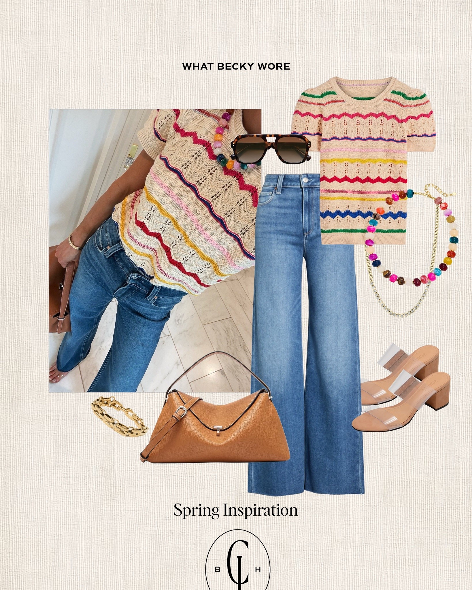 BEST SELLER this week. The jeans that are a 10/10 - I recommend to anyone. These jeans fit true to size and I'm 5'7 wearing size 25.

…this gorgeous pointelle stitch top is a best seller too! The best spring look.

#LTKgrwm #LTKootd