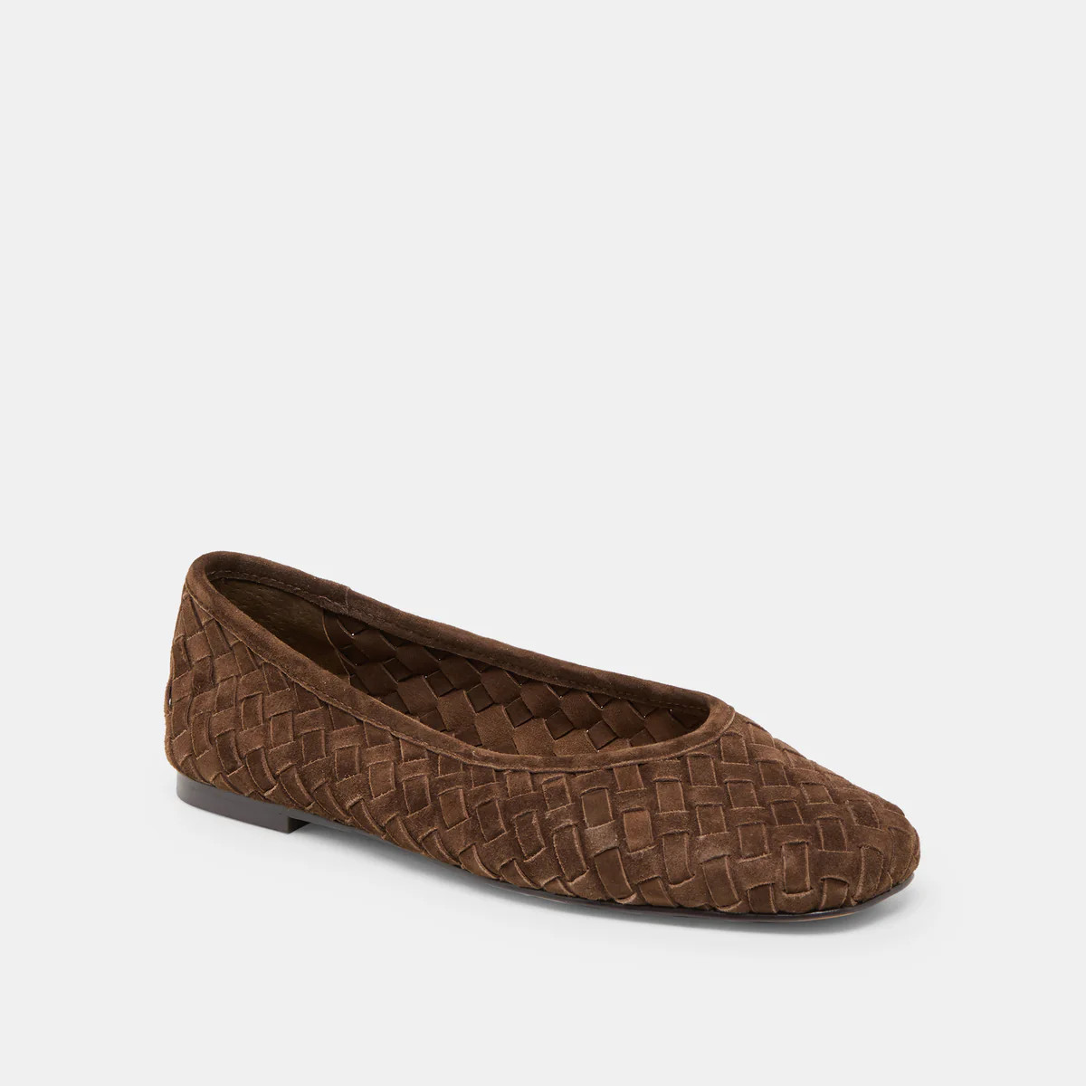 Koy Dk Brown Suede Ballet Flats | Dolce Vita | DolceVita.com