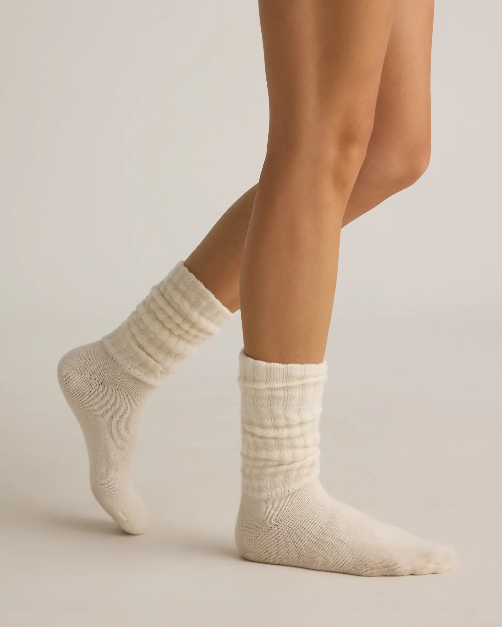 Mongolian Cashmere Slouch Sock | Quince