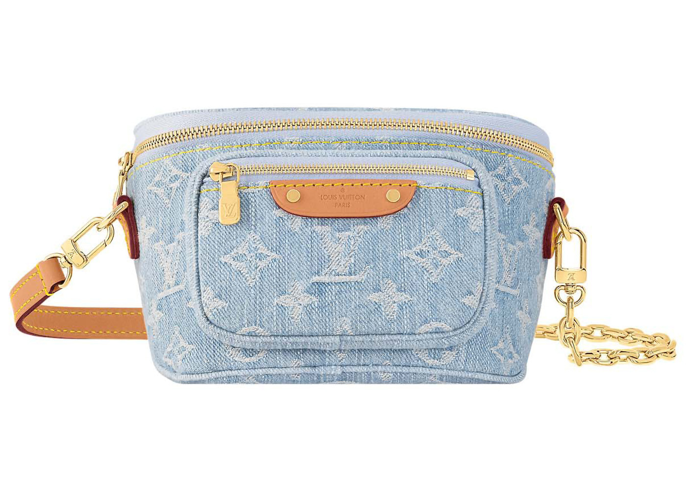 Women's Louis Vuitton Mini Bumbag in Sky Blue Denim | StockX