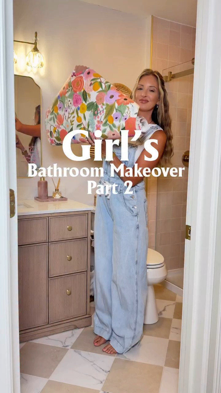 🌸This little bathroom got the biggest glow-up ✨ @wayfair made it so easy to bring our vision to life, and now it’s a space my daughter absolutely loves. 

You can also head to my @shop.ltk storefront!#liketkit 
https://liketk.it/6j6BJ

#WayfairPartner #Wayfair