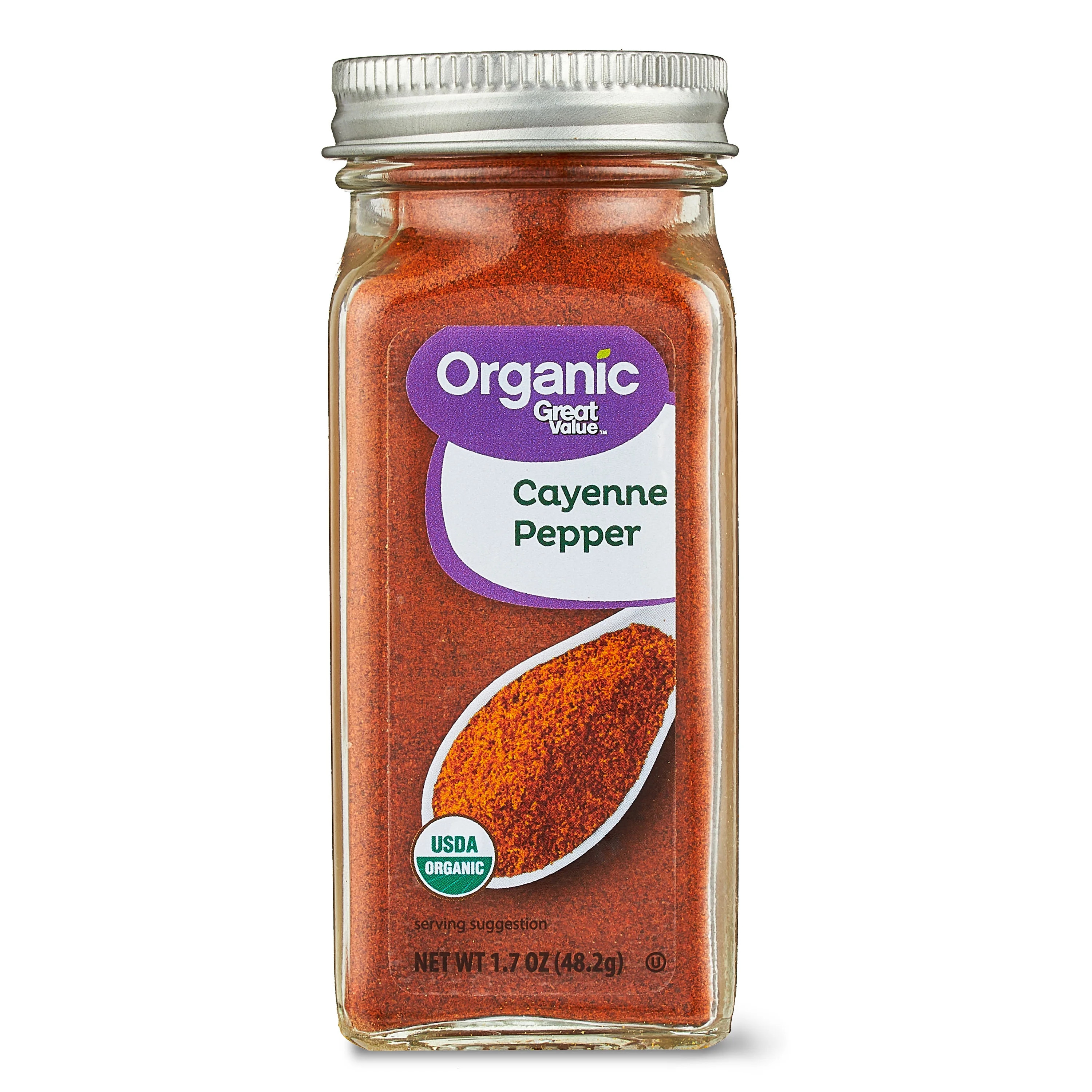 Great Value Organic Cayenne Pepper, 1.7 oz | Walmart (US)