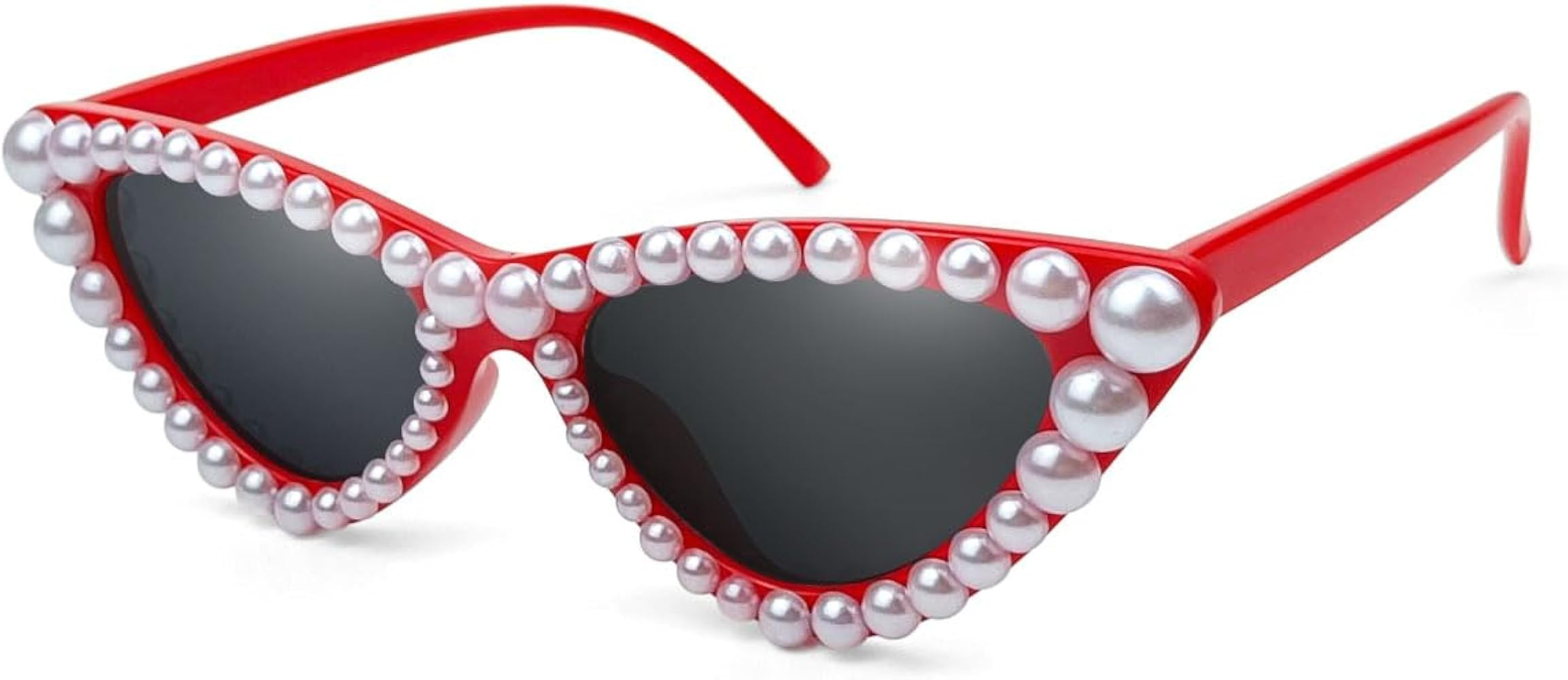 Cat Eye Sunglasses for Women Vintage Goggles Plastic Frame Sunglasses | Amazon (US)