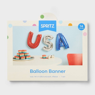 4th of July USA Foil Balloon Banner - Spritz™ | Target