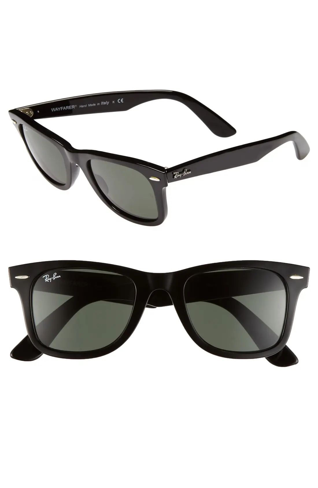 Ray-Ban 'Classic Wayfarer' 50mm Sunglasses - Black | Nordstrom