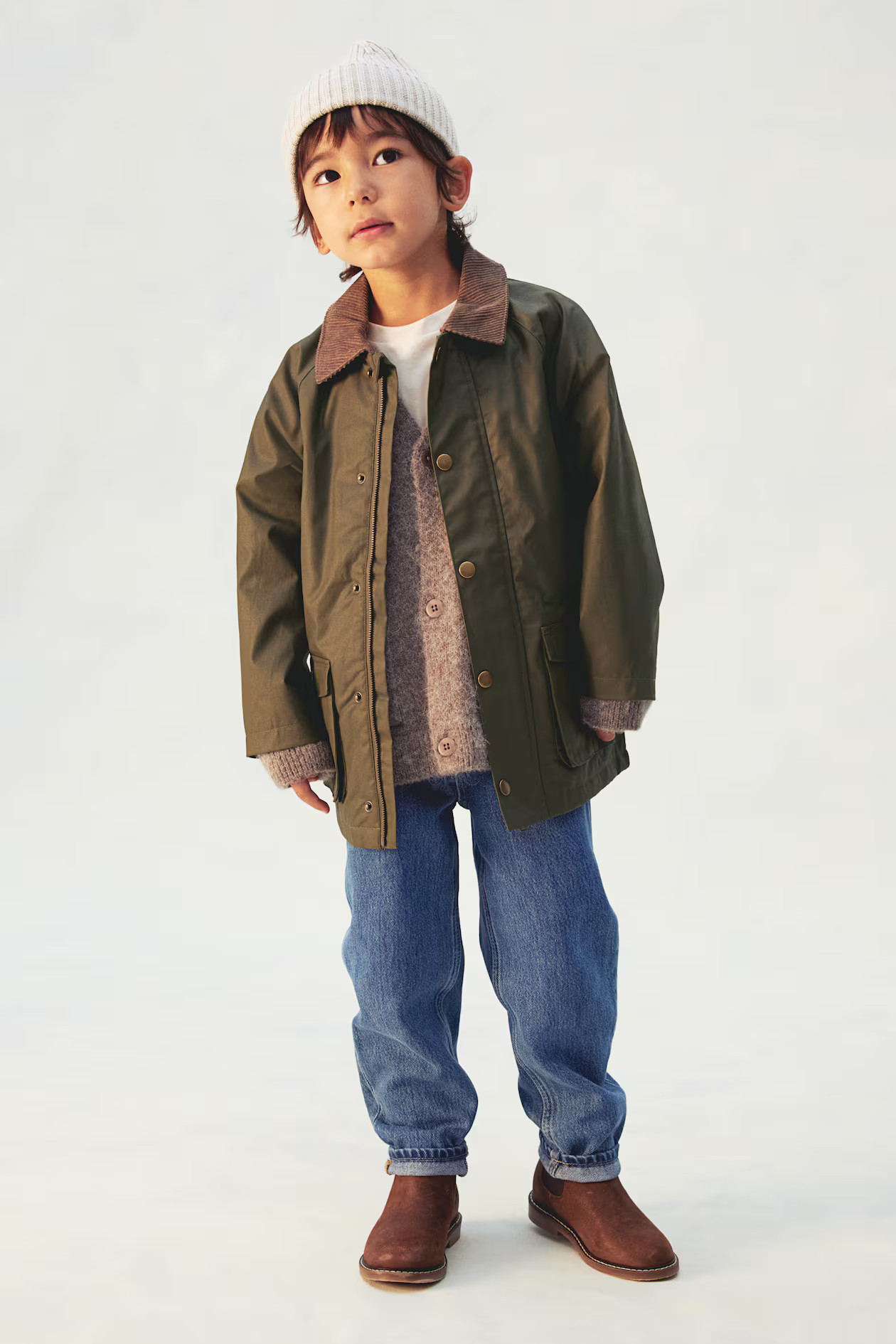 Waxed cotton coat | H&M (UK, MY, IN, SG, PH, TW, HK)