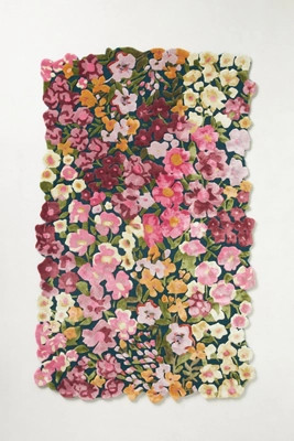 Cassia Hand Tufted Wool Blend Floral Rug | Anthropologie (US)