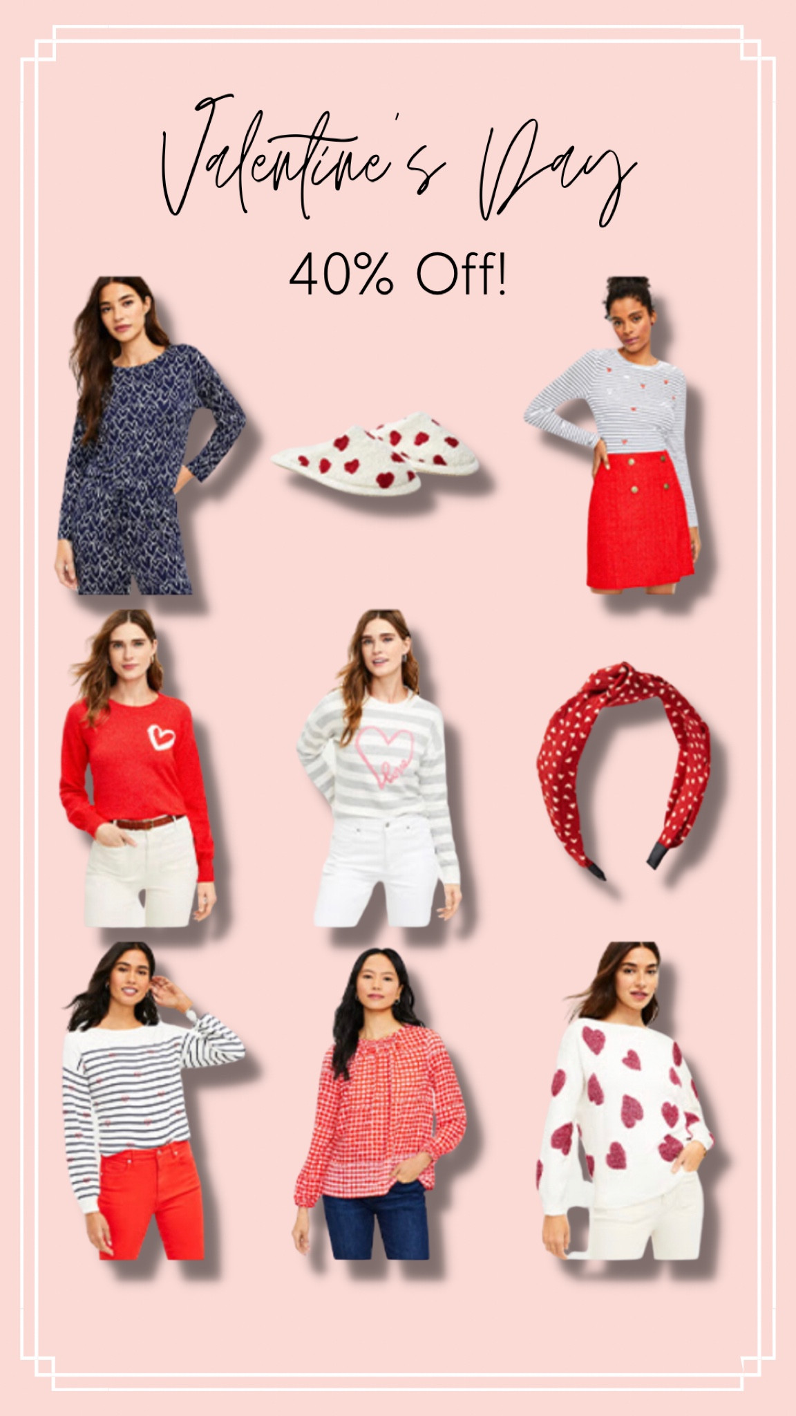 Valentine’s Day Sale! 40% off sale with code: LOVE

#LTKSeasonal #LTKsalealert #LTKworkwear