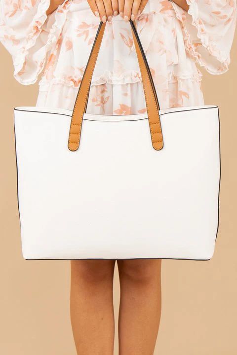 Know Your Way Ivory White Purse | The Mint Julep Boutique