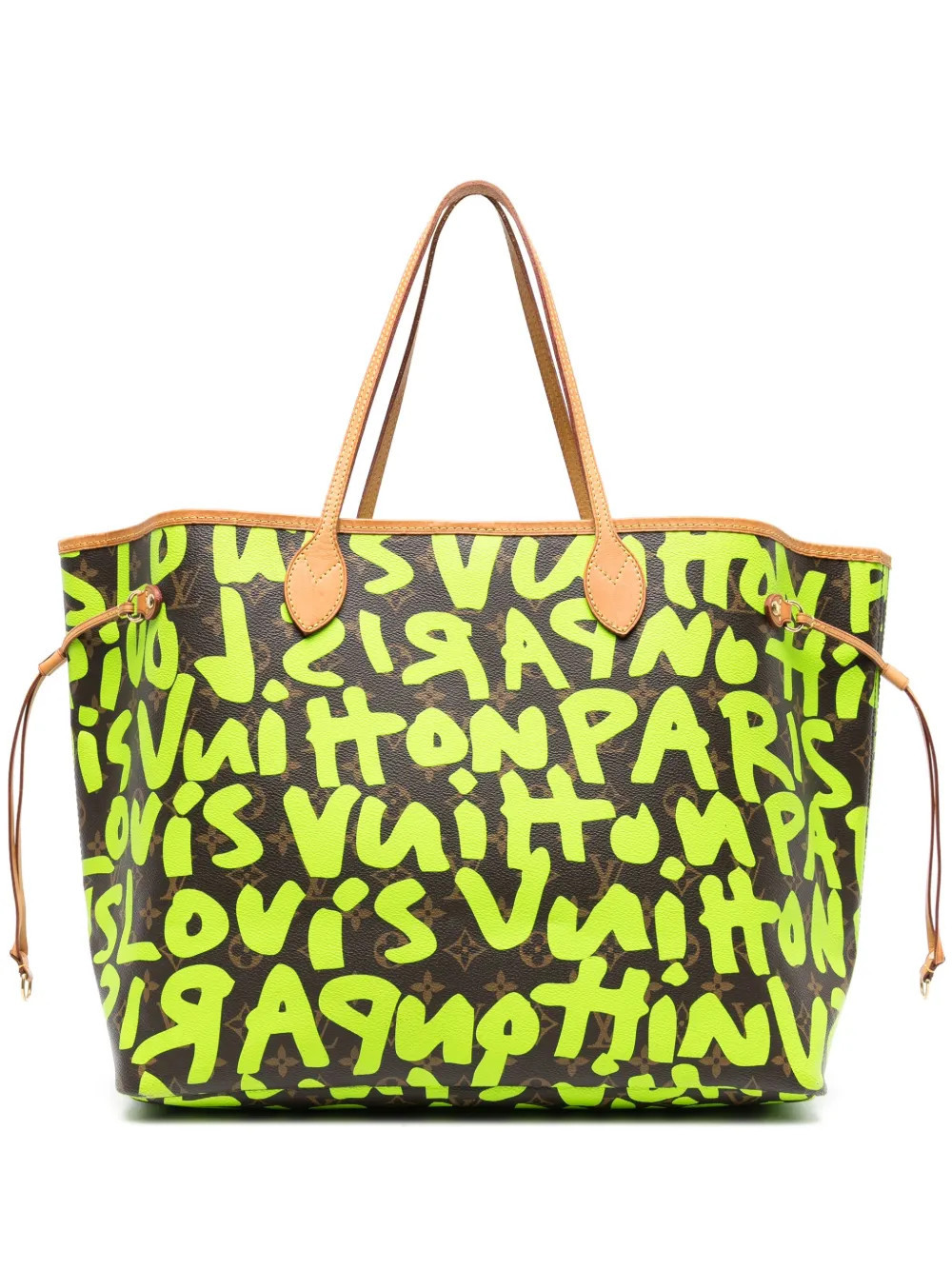 Louis Vuitton Pre-Owned 2019 x Stephen Sprouse graffiti-print tote bag - Green | Farfetch Global