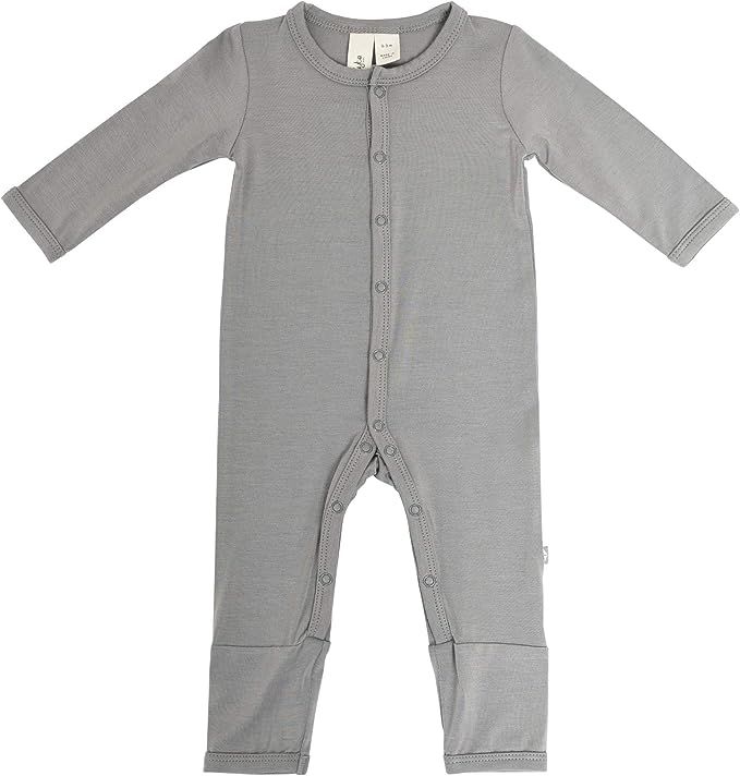 KYTE BABY Unisex Soft Bamboo Rayon Rompers, Snap Closure, 0-24 Months | Amazon (US)