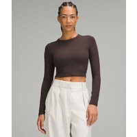 Hold Tight Straight-Hem Cropped Long-Sleeve Shirt | Lululemon (US)
