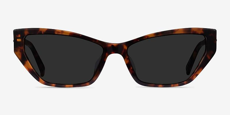 Hera - Cat Eye Brown Tortoise Frame Sunglasses For Women | Eyebuydirect | EyeBuyDirect.com