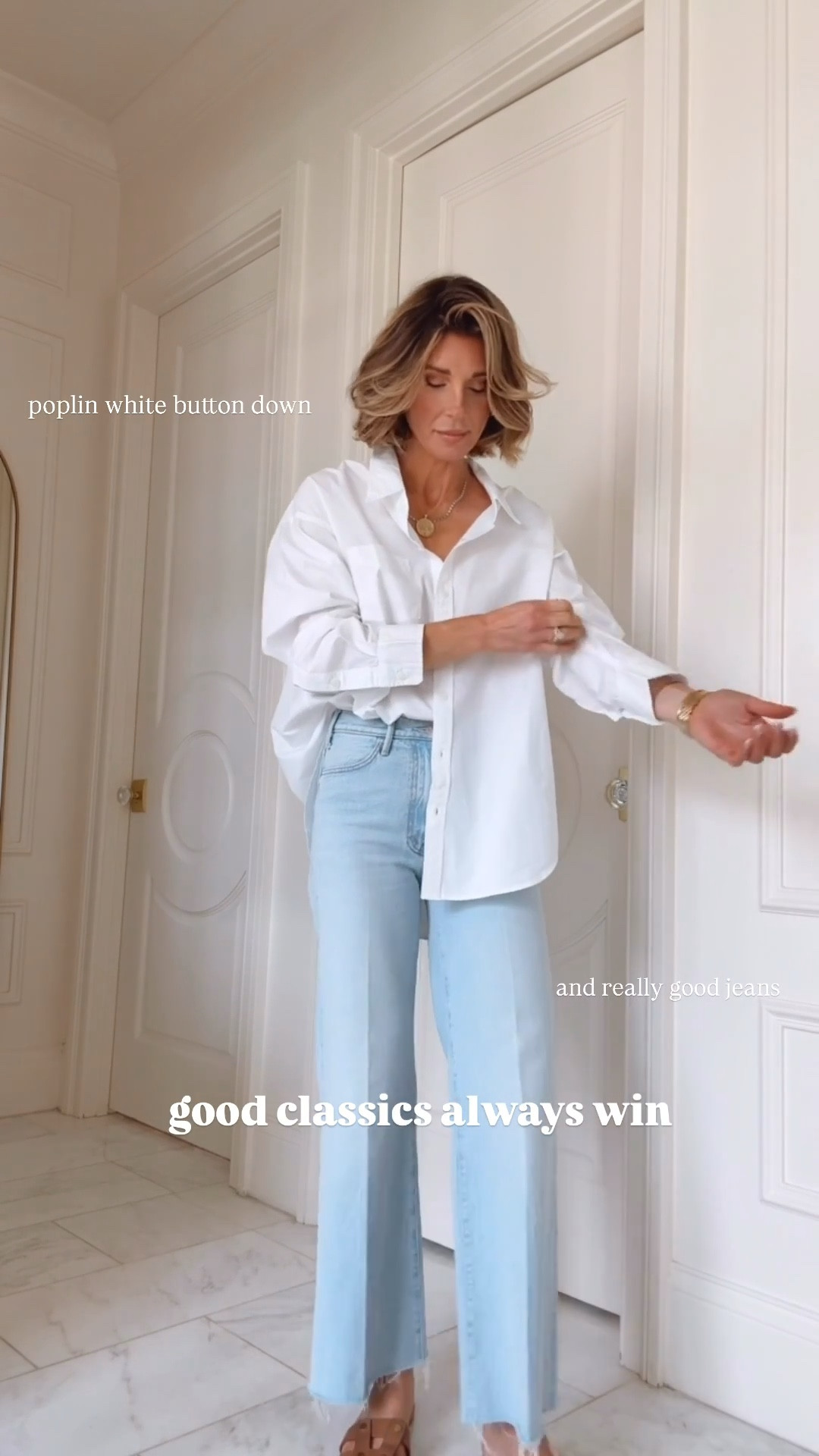 Spring closet staples to wear over and over. I'm 5'7 wearing size 25 in jeans and they fit tts. Top I'm wearing size small.

#LTKootd