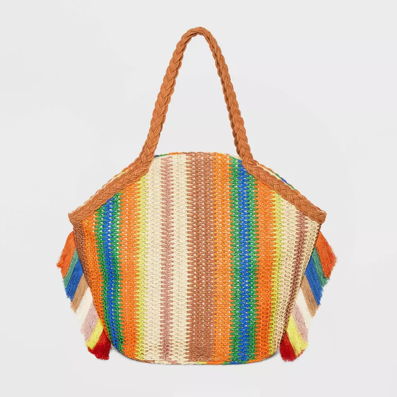 Straw Tote Handbag - Shade & Shore™ | Target