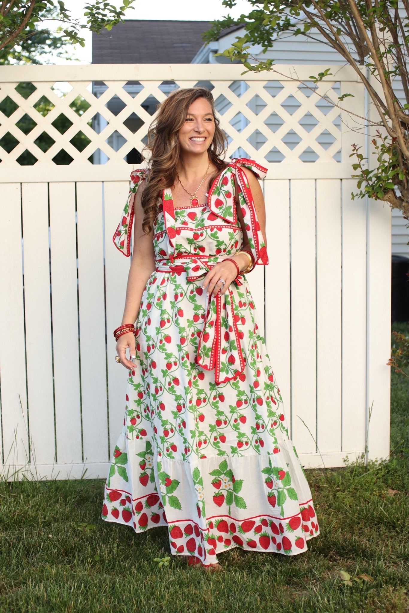 Sweet Southern Summer Maxi Dress // Strawberry Print Dress // should tie maxi dress // Mother’s Day berry sweet brunch

#LTKootd #LTKSeasonal #LTKMothersDay