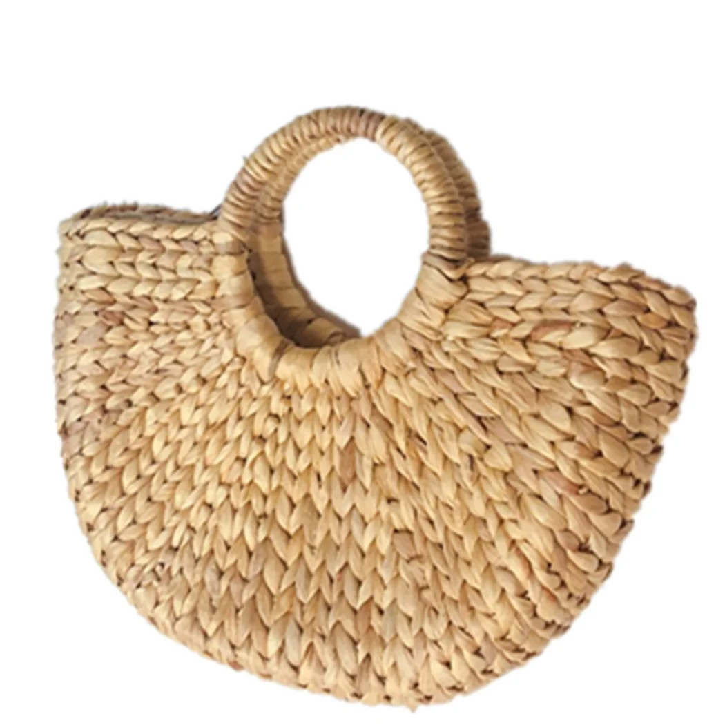 Bangcool Women Tote Bag Fashion Handmade Woven Bag Rattan Bag Purse Summer Beach Bag - Walmart.co... | Walmart (US)