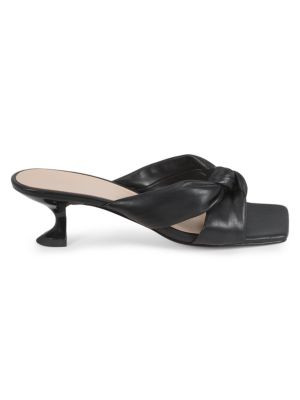 55MM Leather Knot Sandals | Saks Fifth Avenue OFF 5TH