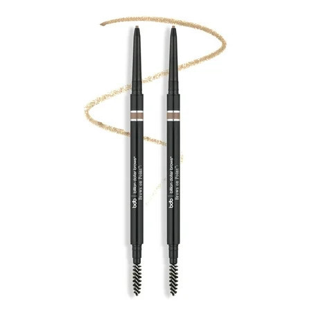 bdb On-Point Waterproof Micro Eyebrow Pencil - Blonde 2-Pack Self-Sharpening Tip Natural Blendalbe Lines | Walmart (US)
