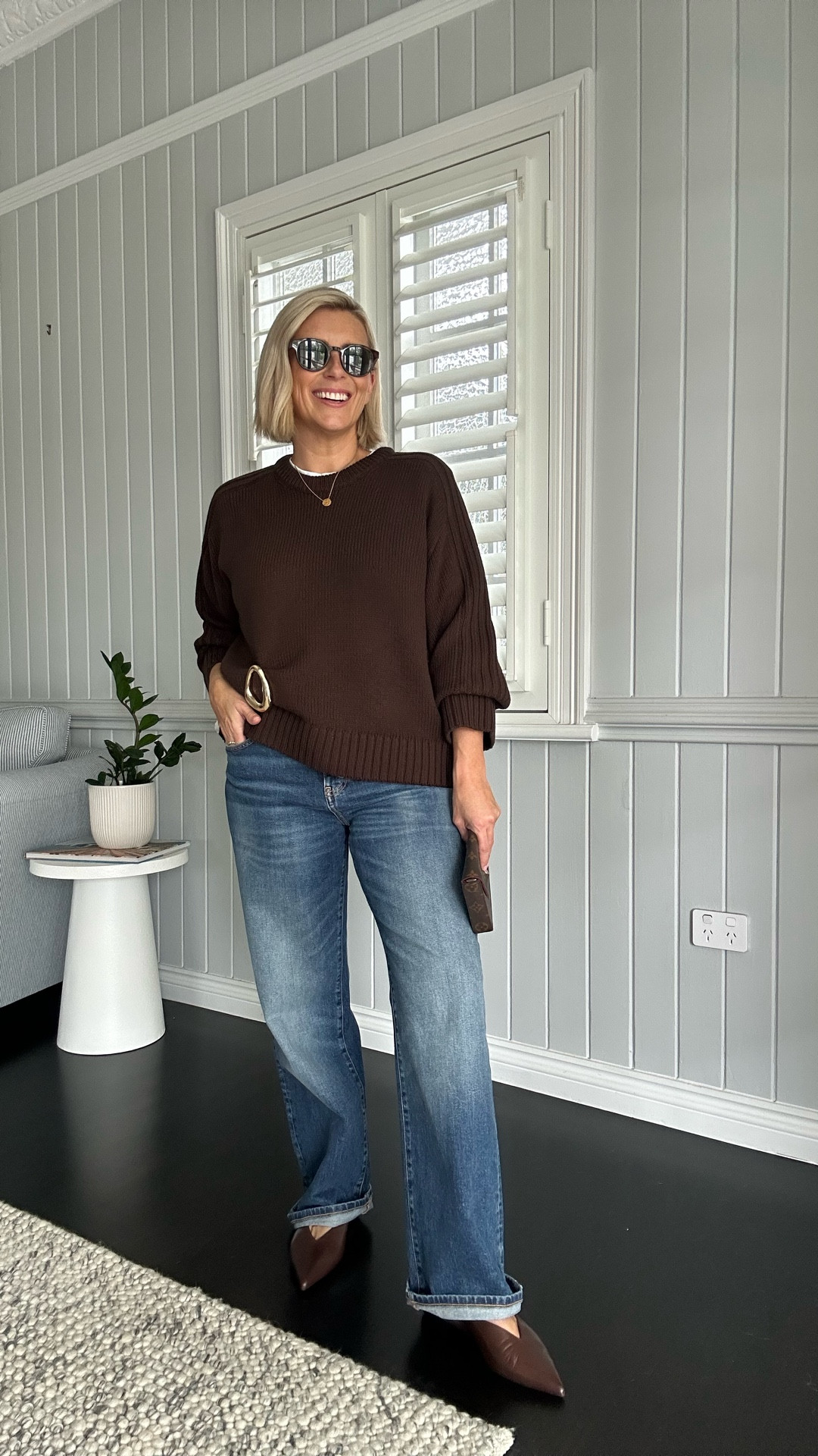 When comfort and cosiness is imperative, it’s hard to go pat jeans and a knit. These new jeans and super soft an a relaxed fit and this knit is a little chunky, not too oversized and also comes in navy, black and cream. And it’s only $35! 

Knit: Medium 

#LTKmidsize #LTKaustralia #LTKjeans