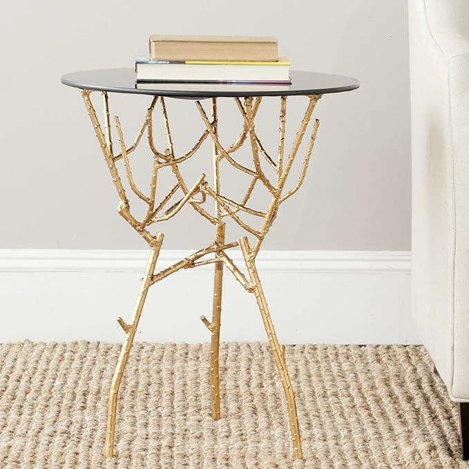 Safavieh Safavieh Home Collection Tara Accent Table, Gold | Amazon (US)